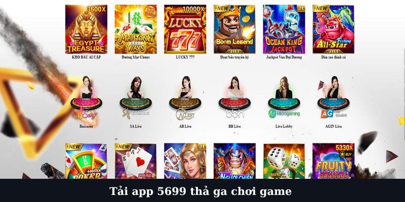 App 5699 nhiều game hot